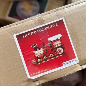 Lighted Locomotive Decor